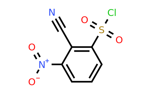 CAS 1394040-86-8 | 2-cyano-3-nitrobenzene-1-sulfonyl chloride