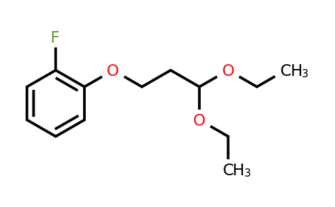 CAS 1394040-87-9 | 1-(3,3-Diethoxypropoxy)-2-fluorobenzene