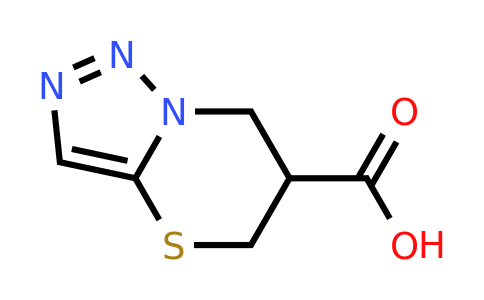 CAS 1394040-92-6 | 5H,6H,7H-[1,2,3]triazolo[4,3-b][1,3]thiazine-6-carboxylic acid