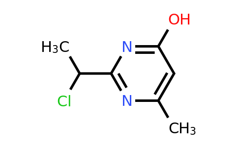 CAS 1394040-96-0 | 2-(1-chloroethyl)-6-methylpyrimidin-4-ol