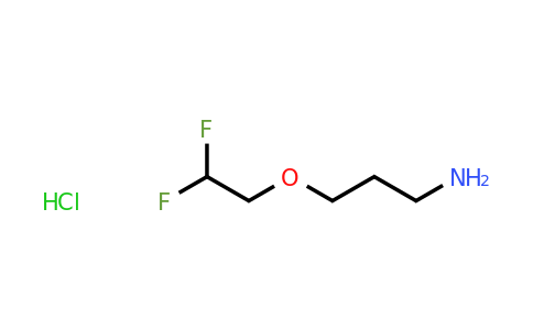 CAS 1394041-00-9 | 3-(2,2-difluoroethoxy)propan-1-amine hydrochloride