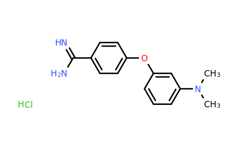 CAS 1394041-01-0 | 4-[3-(dimethylamino)phenoxy]benzene-1-carboximidamide hydrochloride