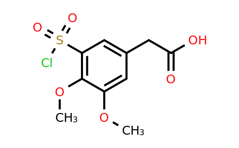 CAS 1394041-20-3 | 2-[3-(chlorosulfonyl)-4,5-dimethoxyphenyl]acetic acid