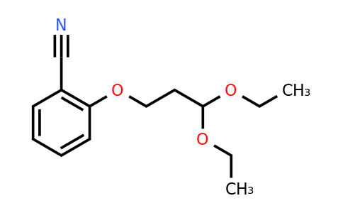 CAS 1394041-34-9 | 2-(3,3-Diethoxypropoxy)benzonitrile