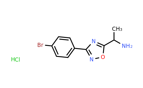 CAS 1394041-36-1 | 1-[3-(4-bromophenyl)-1,2,4-oxadiazol-5-yl]ethan-1-amine hydrochloride