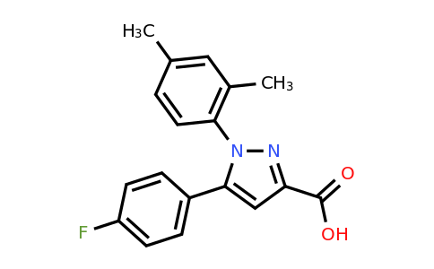 CAS 1394041-37-2 | 1-(2,4-dimethylphenyl)-5-(4-fluorophenyl)-1H-pyrazole-3-carboxylic acid