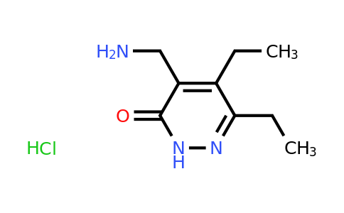 CAS 1394041-48-5 | 4-(aminomethyl)-5,6-diethyl-2,3-dihydropyridazin-3-one hydrochloride