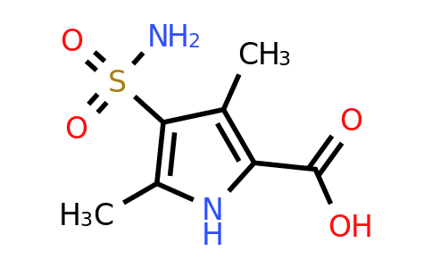 CAS 1394041-61-2 | 3,5-dimethyl-4-sulfamoyl-1H-pyrrole-2-carboxylic acid