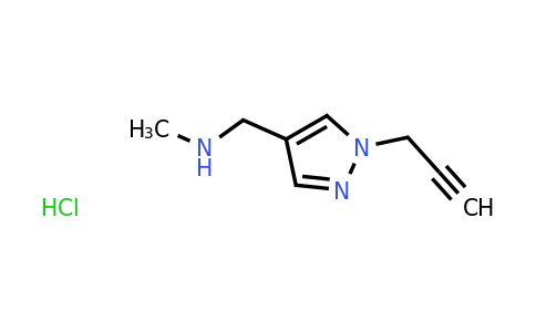 CAS 1394041-63-4 | methyl({[1-(prop-2-yn-1-yl)-1H-pyrazol-4-yl]methyl})amine hydrochloride