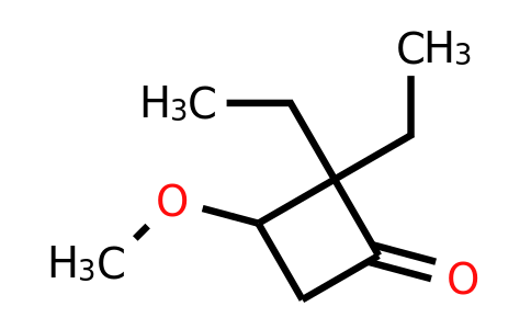 CAS 1394041-64-5 | 2,2-diethyl-3-methoxycyclobutan-1-one