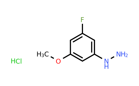 CAS 1394041-74-7 | (3-fluoro-5-methoxyphenyl)hydrazine hydrochloride