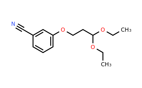 CAS 1394041-76-9 | 3-(3,3-Diethoxypropoxy)benzonitrile