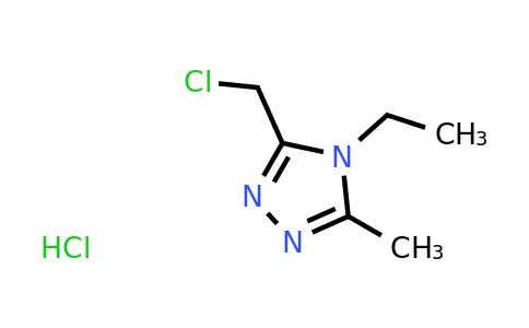 CAS 1394041-77-0 | 3-(chloromethyl)-4-ethyl-5-methyl-4H-1,2,4-triazole hydrochloride