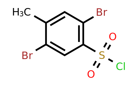 2,5-dibromo-4-methylbenzene-1-sulfonyl chloride