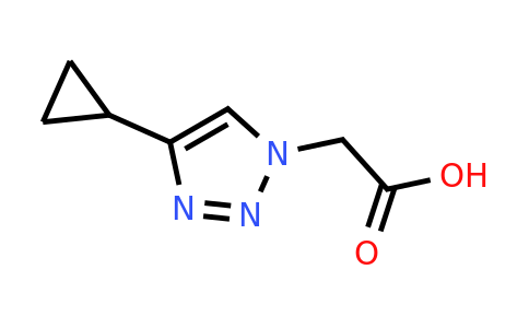 CAS 1394041-88-3 | 2-(4-cyclopropyl-1H-1,2,3-triazol-1-yl)acetic acid
