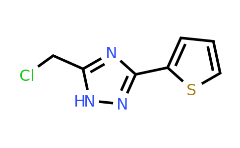 CAS 1394041-97-4 | 5-(chloromethyl)-3-(thiophen-2-yl)-1H-1,2,4-triazole