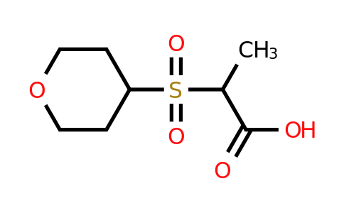 CAS 1394042-09-1 | 2-(oxane-4-sulfonyl)propanoic acid