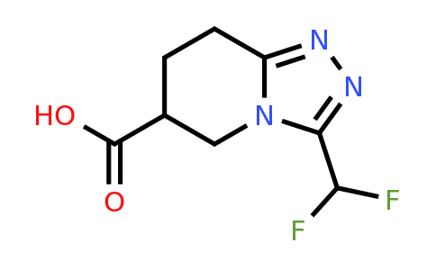 CAS 1394042-15-9 | 3-(difluoromethyl)-5H,6H,7H,8H-[1,2,4]triazolo[4,3-a]pyridine-6-carboxylic acid