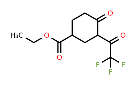 CAS 1394042-16-0 | ethyl 4-oxo-3-(trifluoroacetyl)cyclohexane-1-carboxylate