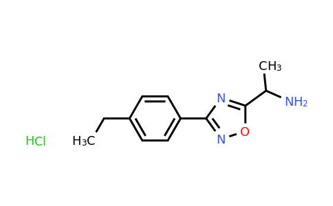 CAS 1394042-32-0 | 1-[3-(4-ethylphenyl)-1,2,4-oxadiazol-5-yl]ethan-1-amine hydrochloride