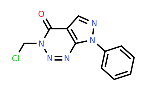 CAS 1394042-50-2 | 3-(chloromethyl)-7-phenyl-3H,4H,7H-pyrazolo[3,4-d][1,2,3]triazin-4-one