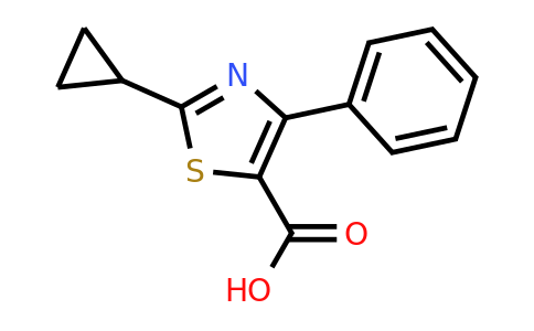 CAS 1394042-51-3 | 2-cyclopropyl-4-phenyl-1,3-thiazole-5-carboxylic acid