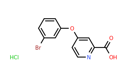 CAS 1394042-70-6 | 4-(3-bromophenoxy)pyridine-2-carboxylic acid hydrochloride
