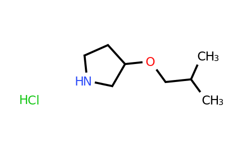 CAS 1394042-72-8 | 3-(2-methylpropoxy)pyrrolidine hydrochloride
