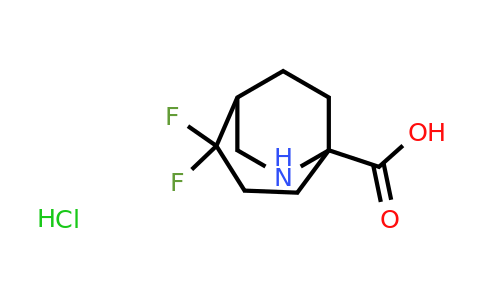 CAS 1394042-78-4 | 2,2-difluoro-6-azabicyclo[3.2.2]nonane-5-carboxylic acid hydrochloride