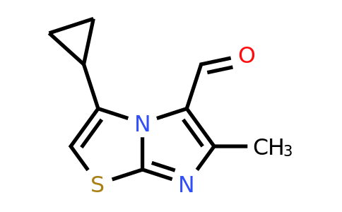 CAS 1394042-82-0 | 3-cyclopropyl-6-methylimidazo[2,1-b][1,3]thiazole-5-carbaldehyde