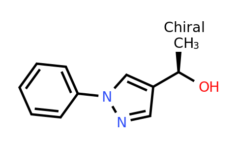 CAS 1394051-16-1 | (1R)-1-(1-phenyl-1H-pyrazol-4-yl)ethan-1-ol