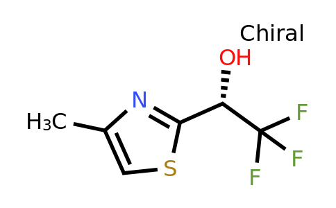 CAS 1394051-21-8 | (1R)-2,2,2-trifluoro-1-(4-methyl-1,3-thiazol-2-yl)ethan-1-ol