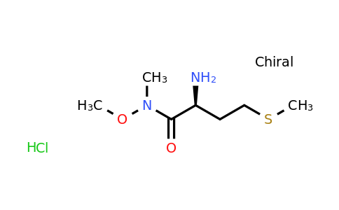 CAS 1394051-26-3 | (2S)-2-amino-N-methoxy-N-methyl-4-(methylsulfanyl)butanamide hydrochloride