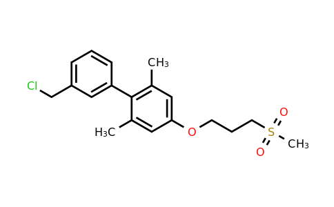 CAS 1394138-49-8 | 3'-(chloromethyl)-2,6-dimethyl-4-(3-(methylsulfonyl)propoxy)-1,1'-biphenyl