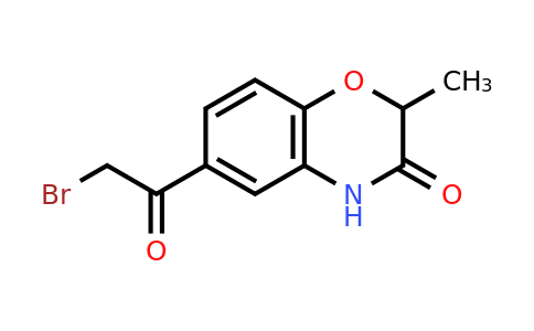 CAS 139417-14-4 | 6-(2-Bromoacetyl)-2-methyl-3,4-dihydro-2H-1,4-benzoxazin-3-one