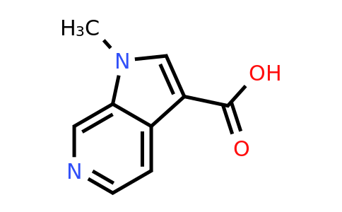 CAS 1394175-19-9 | 1-methyl-1H-pyrrolo[2,3-c]pyridine-3-carboxylic acid