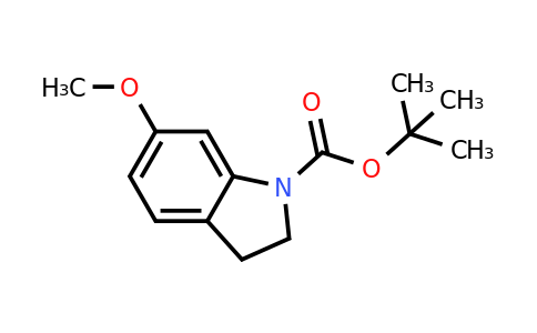 CAS 1394248-15-7 | tert-Butyl 6-methoxyindoline-1-carboxylate