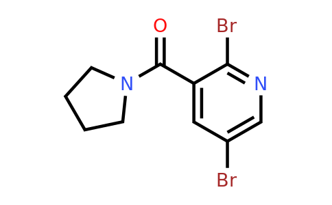 CAS 1394291-35-0 | 2,5-Dibromo-3-(pyrrolidinocarbonyl)pyridine