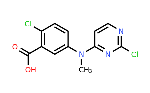 CAS 1394346-86-1 | 2-Chloro-5-((2-chloropyrimidin-4-yl)(methyl)amino)benzoic acid