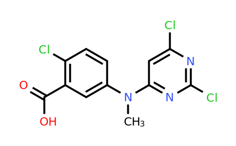 CAS 1394347-63-7 | 2-Chloro-5-((2,6-dichloropyrimidin-4-yl)(methyl)amino)benzoic acid