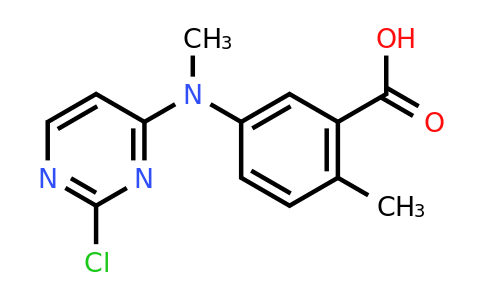 CAS 1394349-77-9 | 5-((2-Chloropyrimidin-4-yl)(methyl)amino)-2-methylbenzoic acid