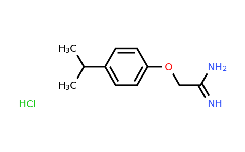 CAS 1394649-93-4 | 2-[4-(propan-2-yl)phenoxy]ethanimidamide hydrochloride