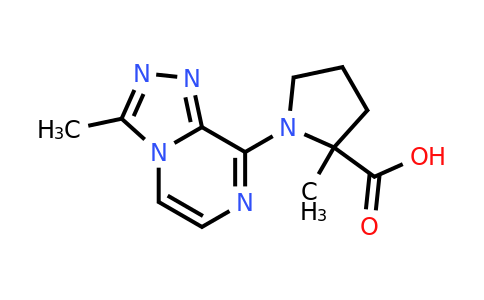 CAS 1394662-63-5 | 2-methyl-1-{3-methyl-[1,2,4]triazolo[4,3-a]pyrazin-8-yl}pyrrolidine-2-carboxylic acid