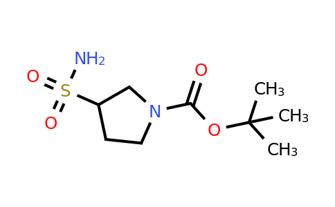 CAS 1394669-98-7 | tert-butyl 3-sulfamoylpyrrolidine-1-carboxylate