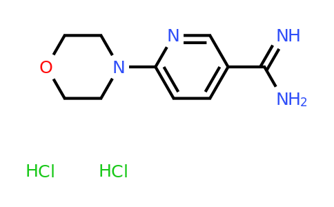 CAS 1394670-06-4 | 6-(morpholin-4-yl)pyridine-3-carboximidamide dihydrochloride