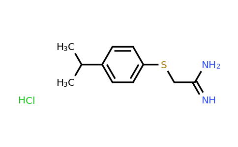 CAS 1394675-94-5 | 2-{[4-(propan-2-yl)phenyl]sulfanyl}ethanimidamide hydrochloride