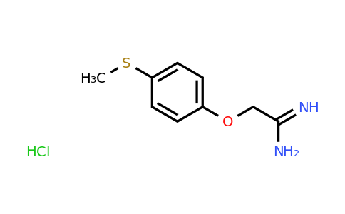 CAS 1394705-82-8 | 2-[4-(methylsulfanyl)phenoxy]ethanimidamide hydrochloride