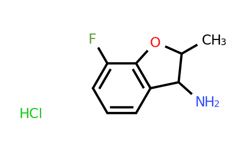 CAS 1394731-33-9 | 7-fluoro-2-methyl-2,3-dihydro-1-benzofuran-3-amine hydrochloride