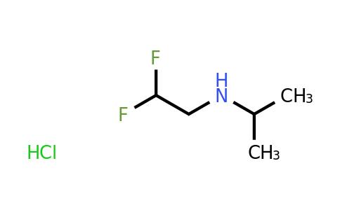 CAS 1394768-25-2 | (2,2-difluoroethyl)(propan-2-yl)amine hydrochloride