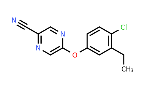 CAS 1394791-54-8 | 5-(4-chloro-3-ethylphenoxy)pyrazine-2-carbonitrile